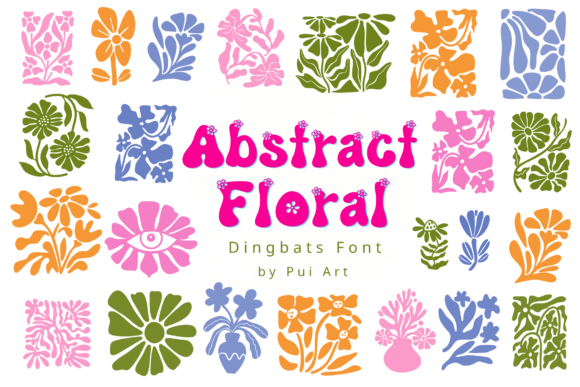 Abstract Floral: A Charming Display Font for Editorial Design