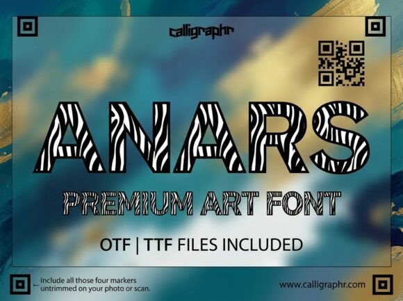 Anars Display Typeface: Elevating Editorial Layouts With Distinct Character