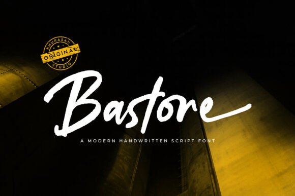 Bastore Script Handwritten Font Review: Natural Brush Effects for Brand Identity