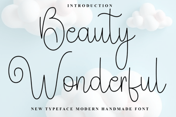 Beauty Wonderful Typeface Review: A Soft Script for Elegant Branding