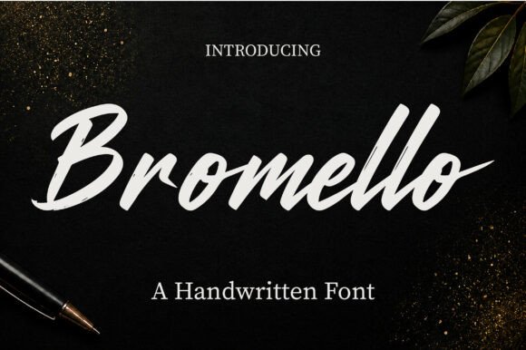 Bromello: A Modern Handwritten Script Font for Creative Brands