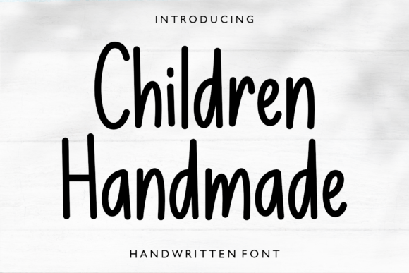 Children Handmade: A Whimsical Typeface for Editorial Design