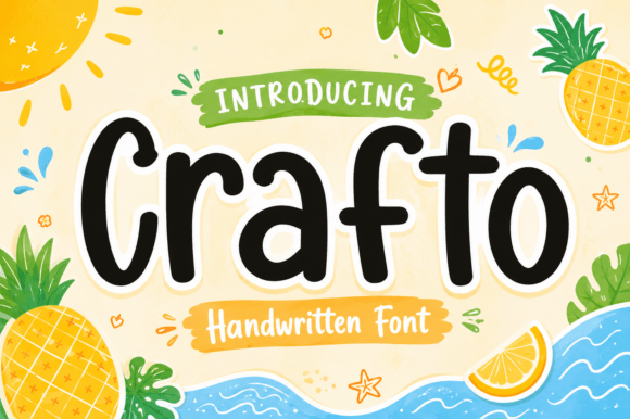 Crafto: The Premium Handwritten Display Font for Scroll-Stopping Campaigns