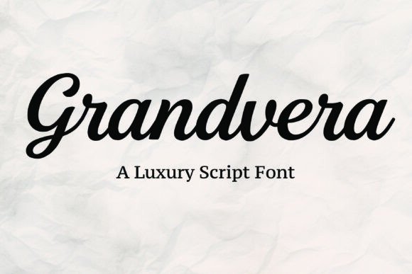 Grandvera: The Luxury Script Typeface for High-Impact Campaigns