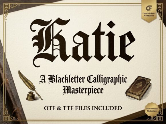 Katie: A Stunning Display Font for Modern Web Design