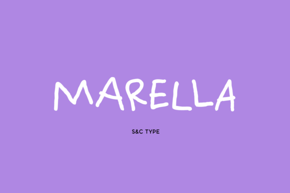 Marella: The All-Caps Handwritten Typeface for Authentic Brand Identity
