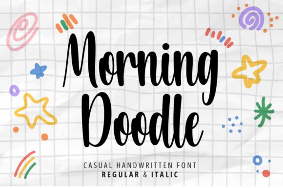 Morning Doodle: A Modern Script Handwritten Font for Creative Projects
