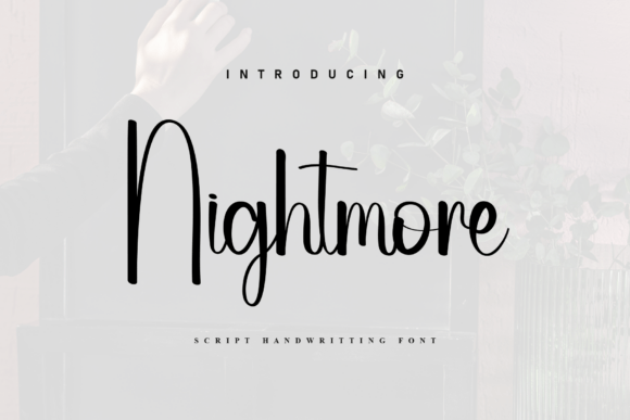 Nightmore Handwritten Font for Creative Branding and Crafts