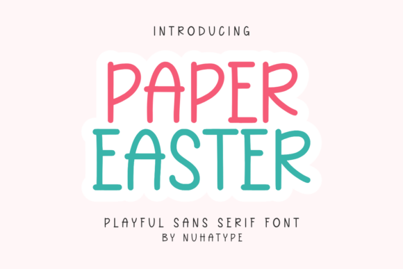 Paper Easter: A Minimalist Sans Serif Font for Polished Branding