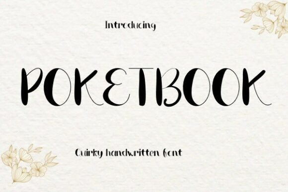 Poketbook: The Handwritten Script Font for Distinctive Web Design