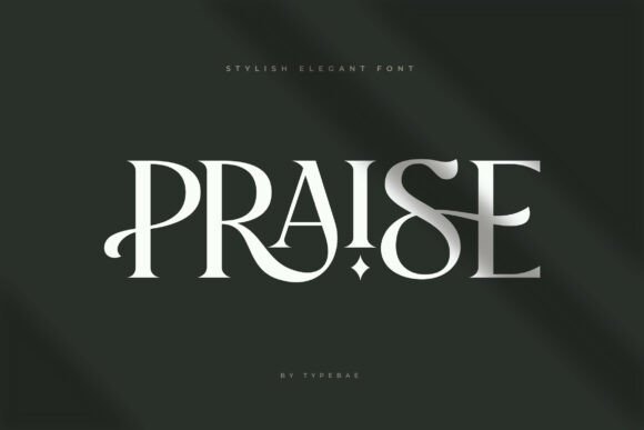 Praise Serif Font for Elegant Branding and Logos