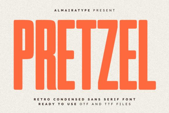 Pretzel Font Review: Retro Condensed Sans Serif for Editorial Design