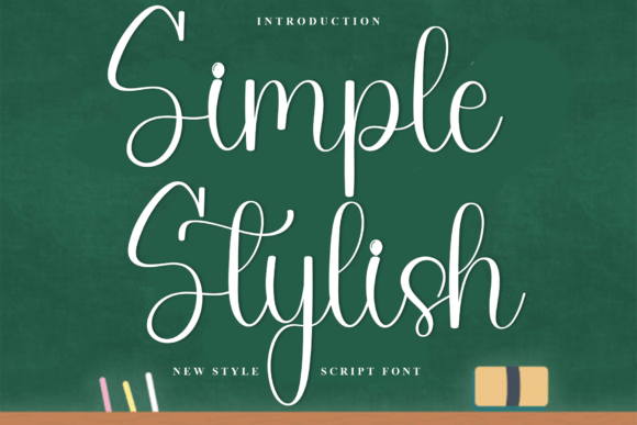 Simple Stylish: A Festive Script Handwritten Typeface for Editorial Design
