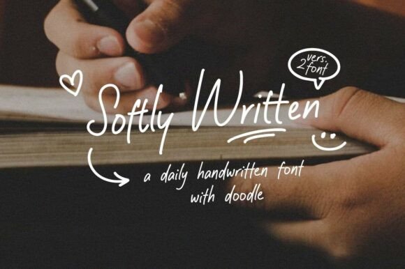 Softly Written: The Handwritten Font for Warm Editorial Design