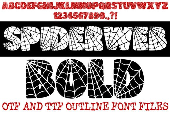 Spiderweb Bold: The Ultimate Display Font for Spooky Digital Campaigns