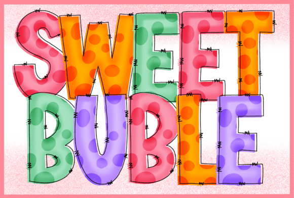 Sweet Buble: A Chubby Bubble Typeface for Playful Editorial Design