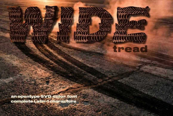 Wide Tread: The High-Octane Typeface for Bold Digital Brands