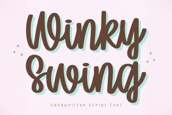 Winky Swing: The Ultimate Script Handwritten Font